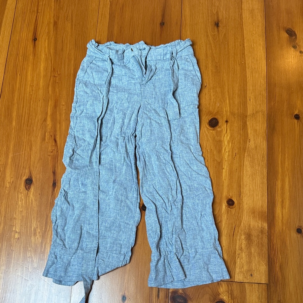 Banana Republic Blue Herringbone Pants